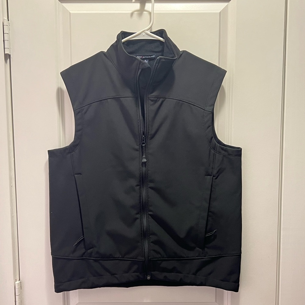 Men’s Black Vest Medium “Port Authority”